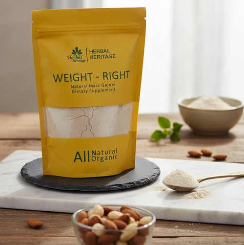 Herbal Heritage WEIGHT-RIGHT – Natural Mass Gainer