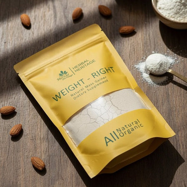 Herbal Heritage WEIGHT-RIGHT – Natural Mass Gainer