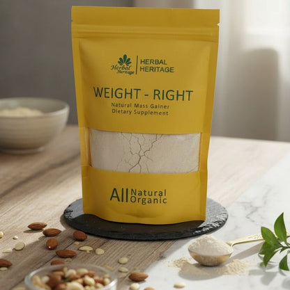 Herbal Heritage WEIGHT-RIGHT – Natural Mass Gainer