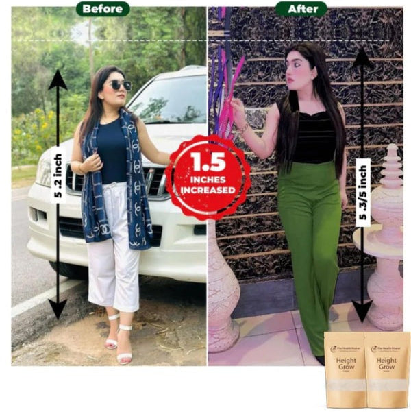 BUY 1 GET 1 FREE | The Health Healer – Height Grow Powder (2 Month Plan)