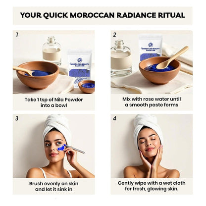 Moroccan Beauty Nila Powder – Premium Blue Nila Skin Brightening Powder